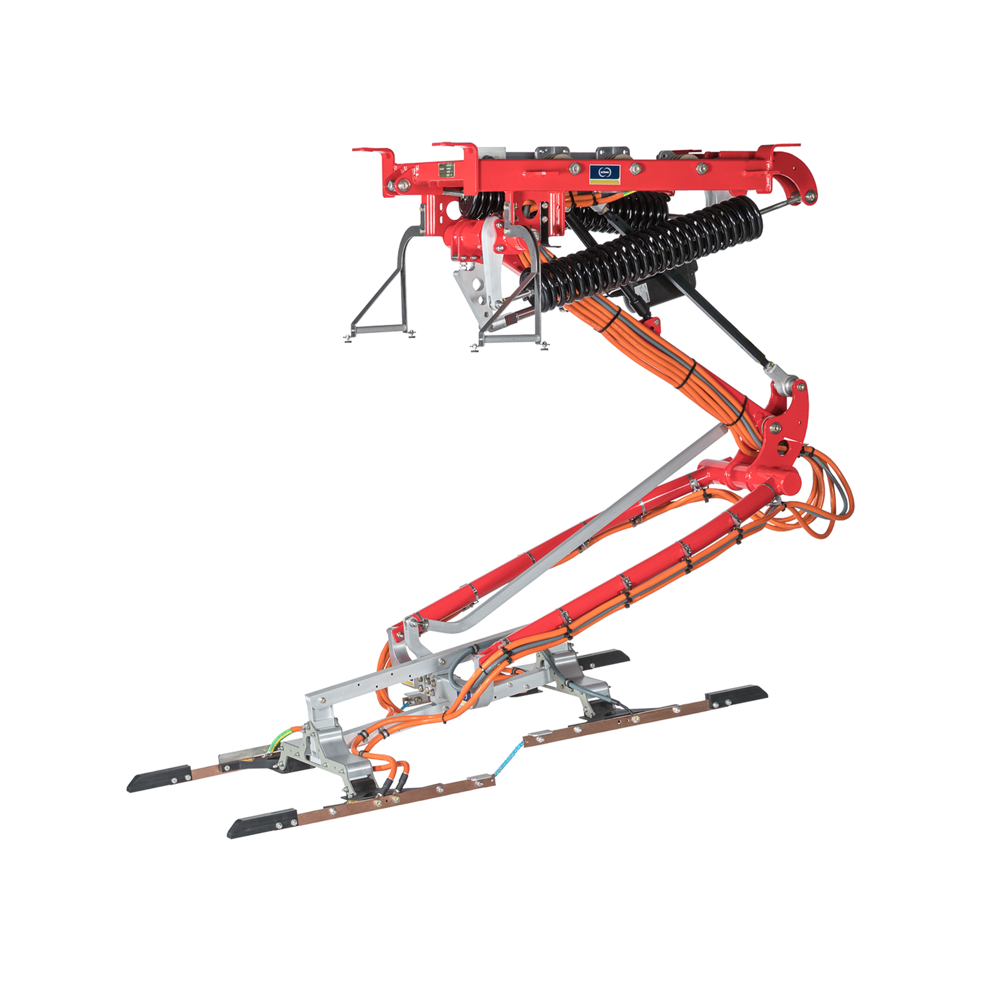   Schunk Smart Charging invertierter Pantograph SLS201 fuer elektrische Fahrzeuge
